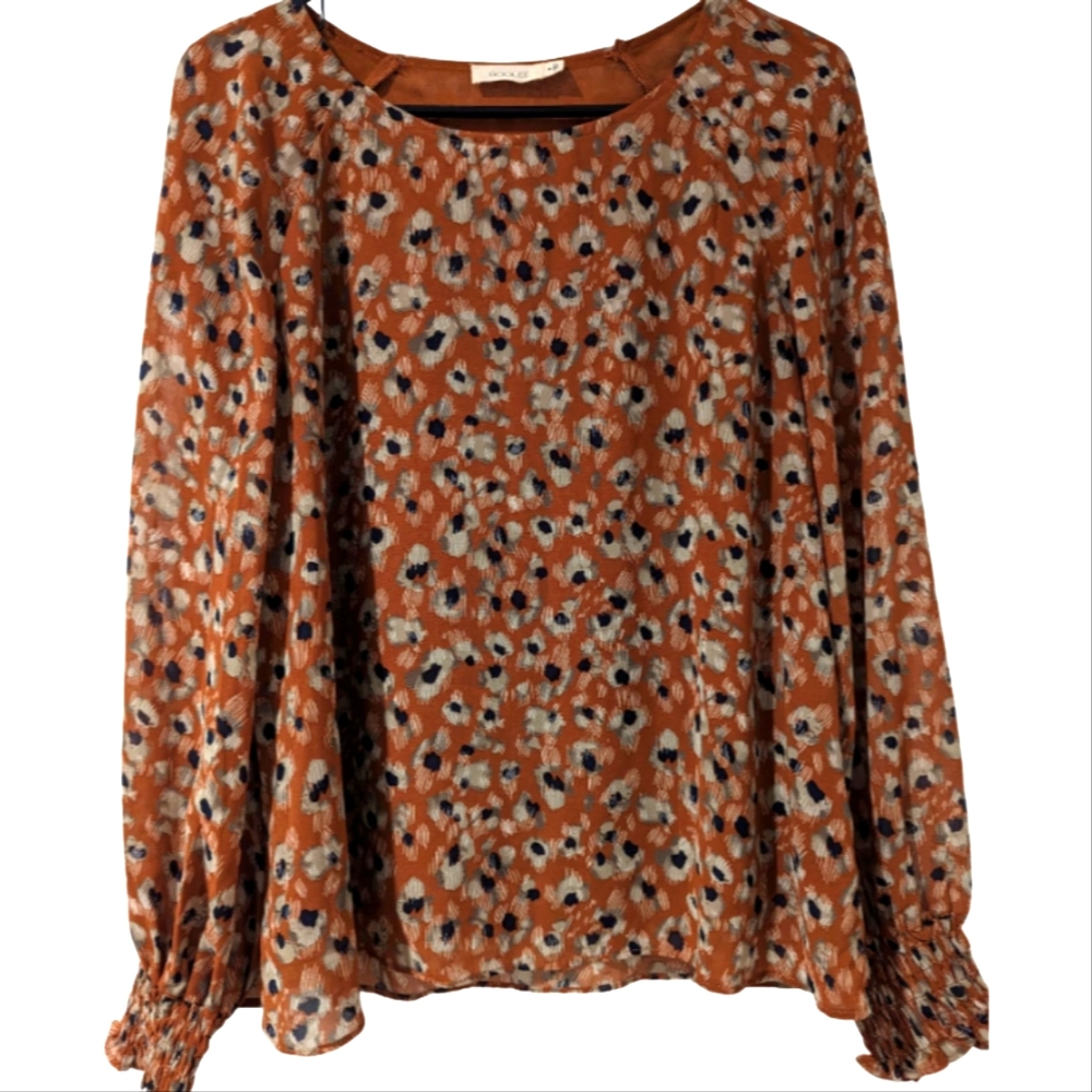 Roolee printed blouse, Medium